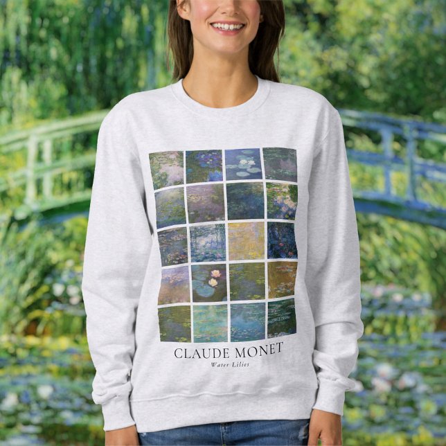 Sweatshirt Lys d'eau Claude Monet (Créateur téléchargé)