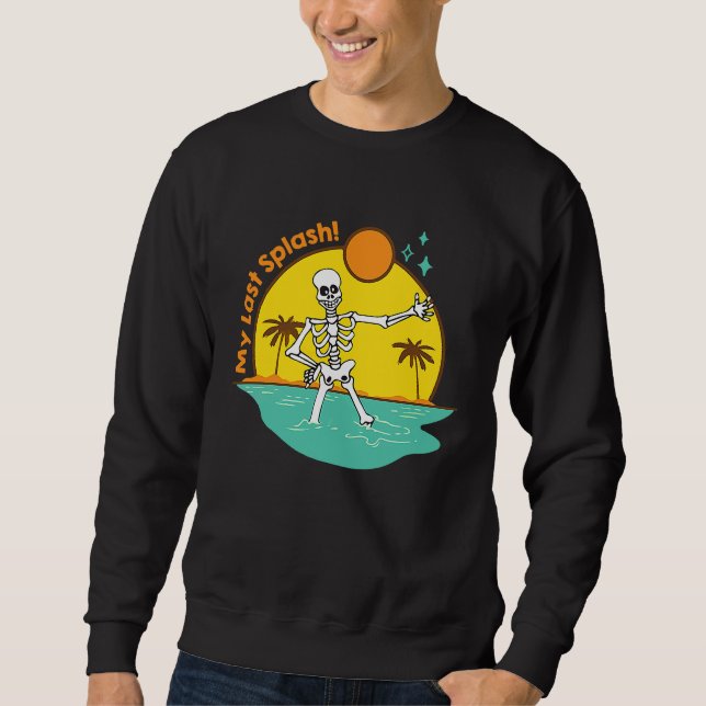 Sweatshirt Ma dernière mariée squelette de Splash Beach Bache (Devant)