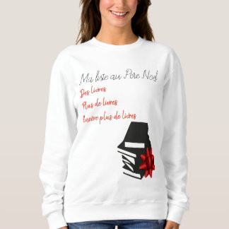 Sweatshirt Ma liste au Père Noël