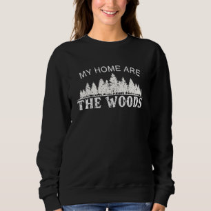 Sweatshirt Ma Maison Sont Les Bois 4 Lumberjack Bois Logg