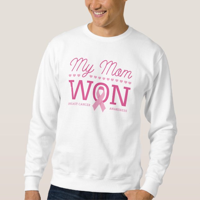 Sweatshirt Ma mère a gagné (Devant)