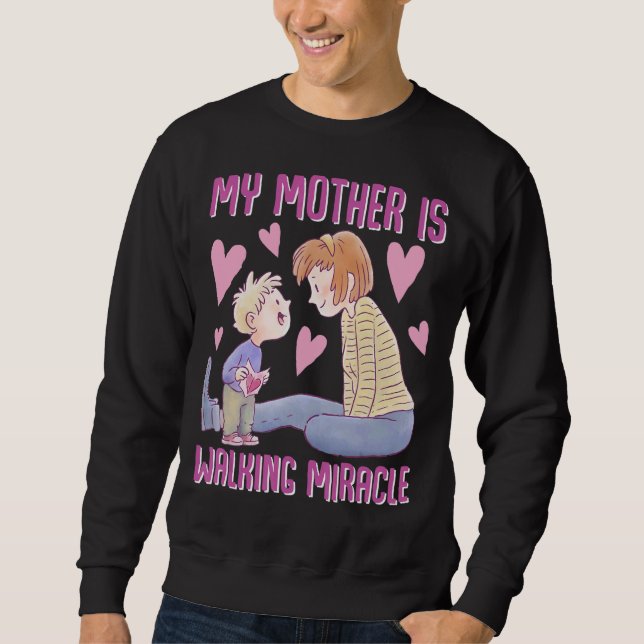 Sweatshirt Ma Mère Est Une Fête Miracle Maman (Devant)