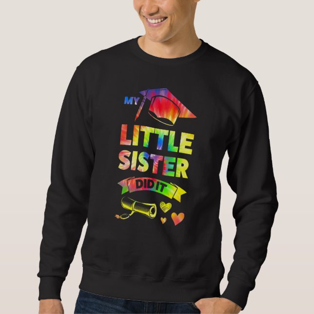 Sweatshirt Ma Petite Soeur L'A Fait Senior (Devant)