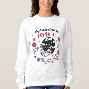 Sweatshirt Ma Saint Valentin est Carte de visite de football 