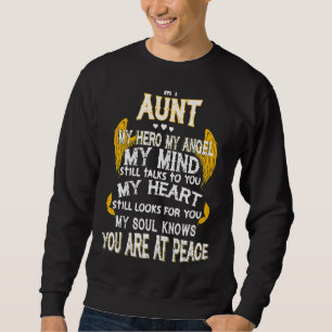 Sweatshirt Ma Tante Mon Ange Mon Esprit Mon Âme Mon Âme Vous