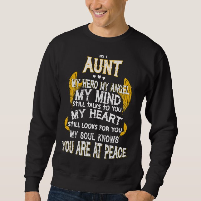 Sweatshirt Ma Tante Mon Ange Mon Esprit Mon Âme Mon Âme Vous  (Devant)