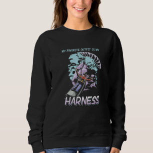 Sweatshirt Ma Tenue Préférée Est Mon Harnais Skydiving Paragl