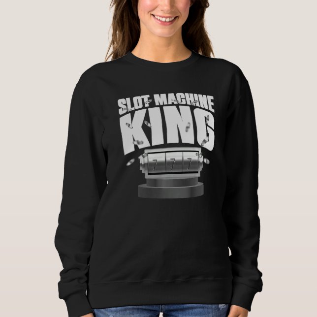Sweatshirt Machine à Sous Cool Pour Hommes Garçons Casino Jou (Devant)