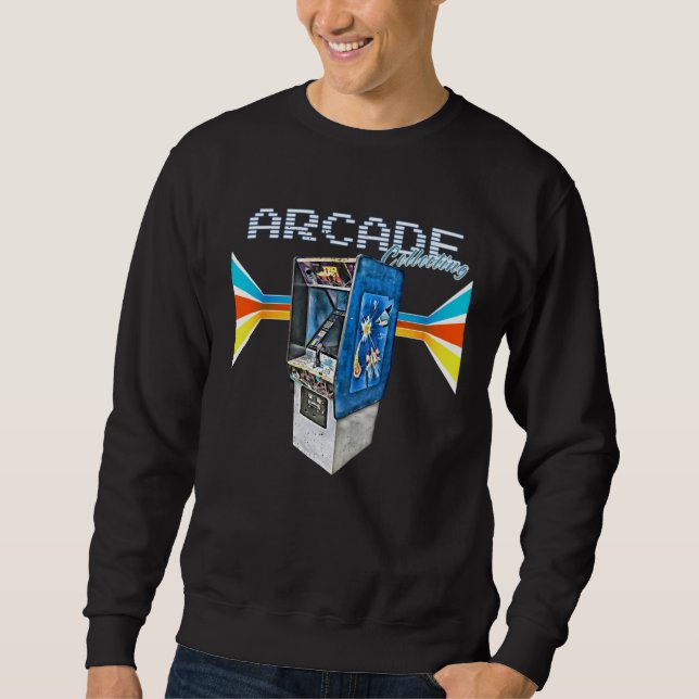 Sweatshirt Machine de borne d'arcade 1970 1980 1990 Jeu vidéo (Devant)