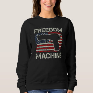 Sweatshirt Machine de la liberté Pro armes Pistolet 2e amen