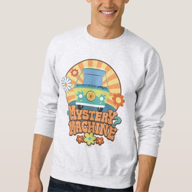 Sweatshirt Machine de mystère Van Floral Graphisme (Devant)