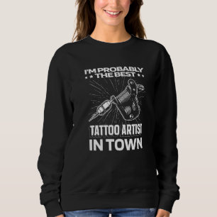 Sweatshirt Machine de tatoueur Tatoueur Tatouages Artiste de