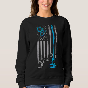 Sweatshirt Machiniste Machine Opérateur Usinage 64
