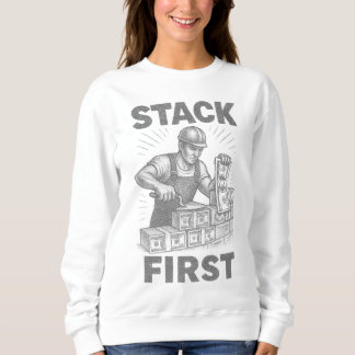 Sweatshirt Maçon constructeur de budget et de patrimoine