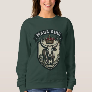 Sweatshirt MADA KING Malagasy Zebu Madagascar T-Shirt