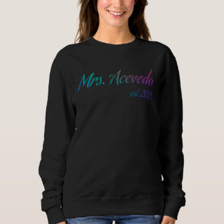 Sweatshirt Madame ACEVEDO 2023 nouvelle mariée fête de mariag