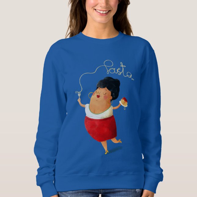 Sweatshirt Madame italienne de pâtes