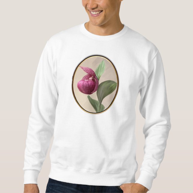 Sweatshirt Madame pourpre pantoufle encadrée (Devant)