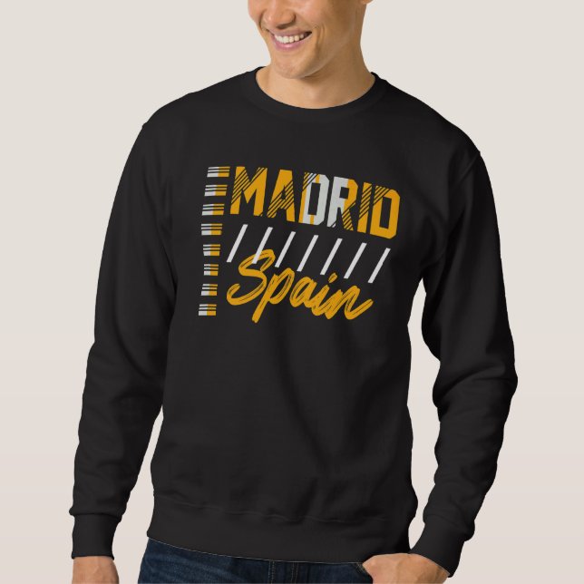 Sweatshirt Madrid Espagne (Devant)