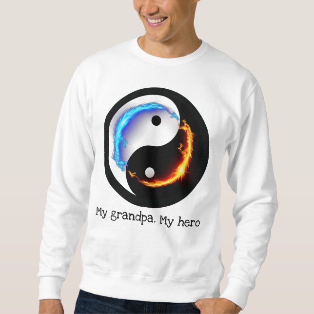 Sweatshirt Magic Dragon fantasy art (Devant)