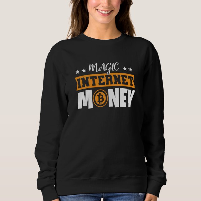 Sweatshirt Magic Internet Money Bitcoin (Devant)