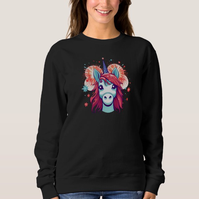 Sweatshirt Magical American 4th Of July Math Teacher (Devant)