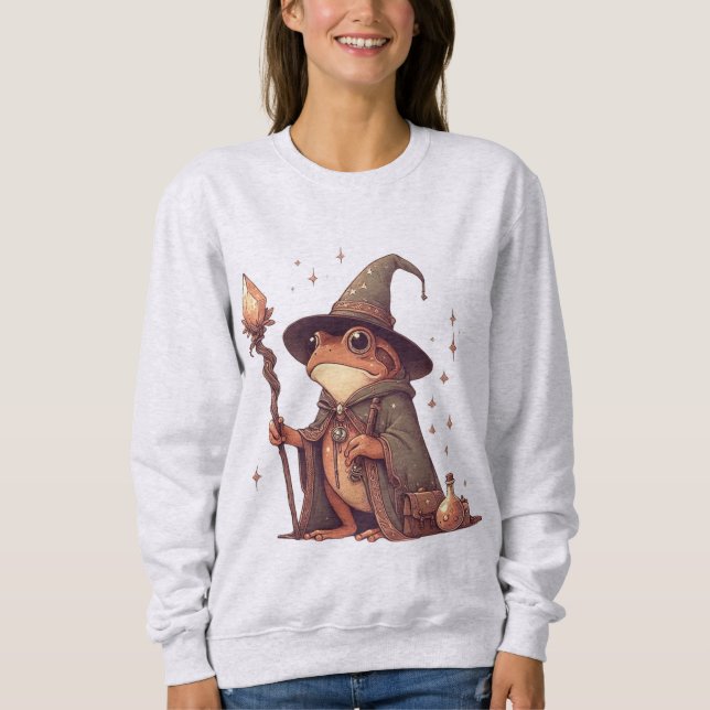 Sweatshirt Magicien Grenouille Magique (Devant)