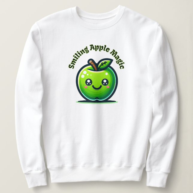 Sweatshirt Magie Apple souriante (Design devant)