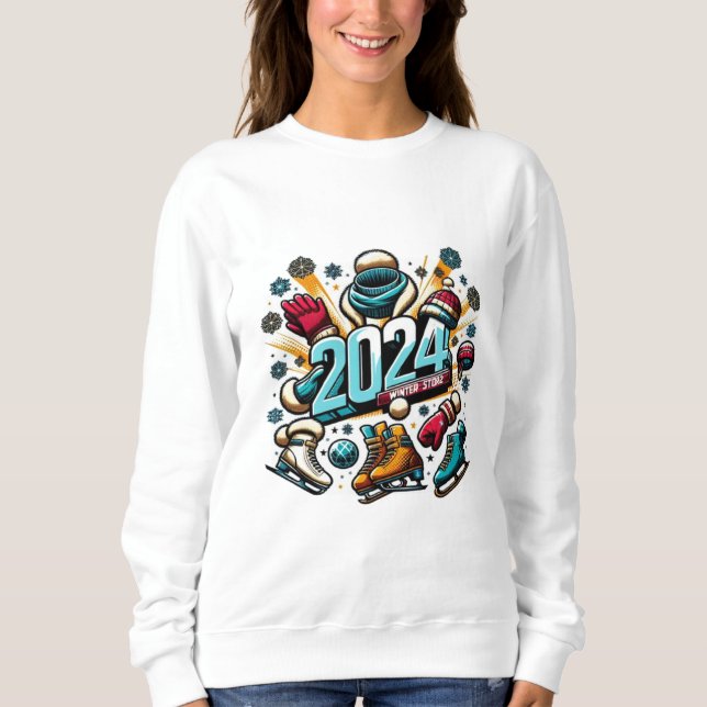 Sweatshirt magie hivernale (Devant)