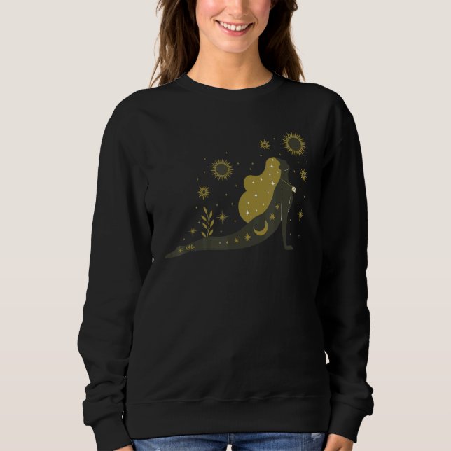 Sweatshirt Magie Occulte Yoga Céleste 2 (Devant)