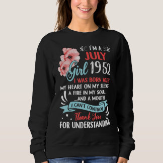 Sweatshirt Magnifique Depuis 1952 70e anniversaire Je suis un