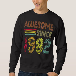 Sweatshirt Magnifique depuis 1982 40e anniversaire Retro