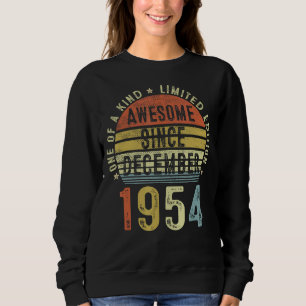 Sweatshirt Magnifique Depuis Décembre 1954 68 Ans 68ème Birt