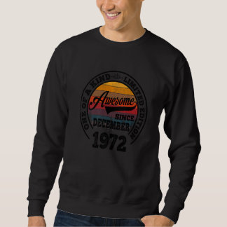 Sweatshirt Magnifique depuis décembre 1972 50e anniversaire 5