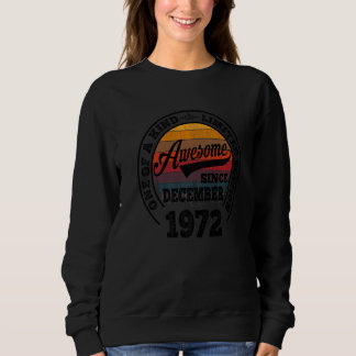 Sweatshirt Magnifique depuis décembre 1972 50e anniversaire 5
