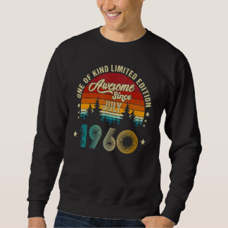 Sweatshirt Magnifique depuis juillet 1960 62e anniversaire 62