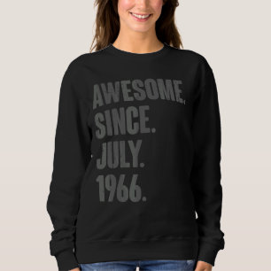 Sweatshirt Magnifique depuis juillet 1966 56 ans 56e annivers