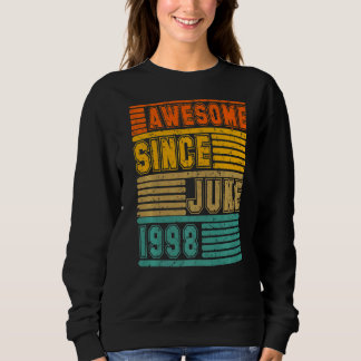 Sweatshirt Magnifique Depuis Juin 1998 Vintage 24E Hommes Et 