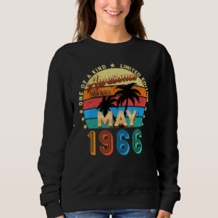 Sweatshirt Magnifique depuis mai 1966 56e anniversaire Vintag