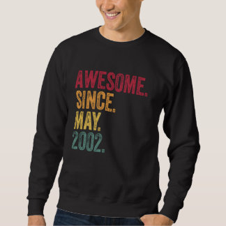 Sweatshirt Magnifique Depuis Mai 2002 23 Ans 23ème Anniversai