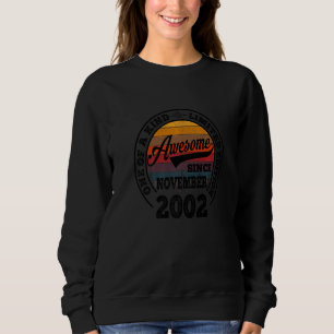 Sweatshirt Magnifique depuis novembre 2002 20e anniversaire 2