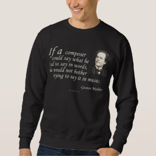 Sweatshirt Mahler sur la composition