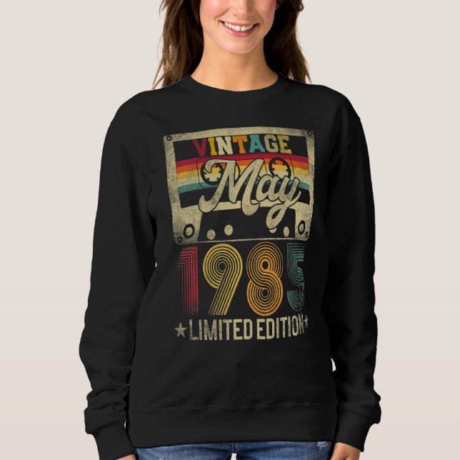 Sweatshirt Mai 1985 37e anniversaire 37 ans (Devant)
