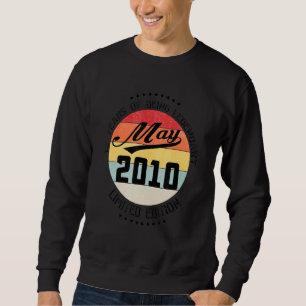 Sweatshirt Mai 2010 12e anniversaire 12 ans d'être légendaire