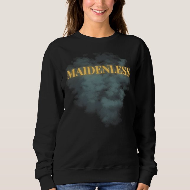 Sweatshirt Maidenless Single Gamer Viral meme jeu vidéo Jok (Devant)