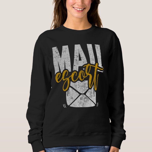 Sweatshirt Mail Escort Postal Worker US Post Mailman Mail Car (Devant)