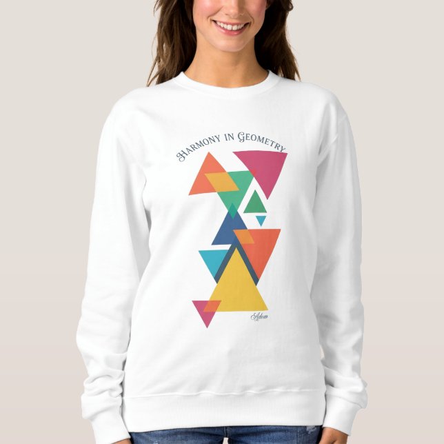 Sweatshirt Maillot à manches longues ADOM Geometric Art (Devant)