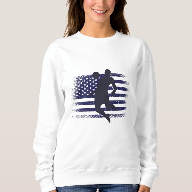 Sweatshirt Maillot de footballeur de la sélection américaine  (Devant)