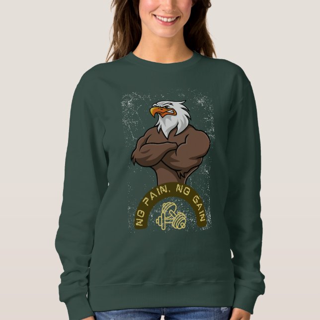 Sweatshirt maillot de gym pour femme (Devant)