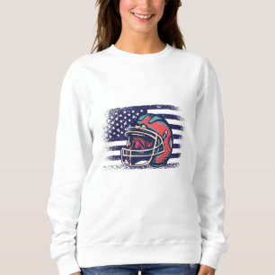 Sweatshirt Maillot de supporter de football américain drapeau